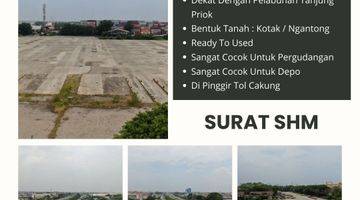 Gambar 1 Dijual Tanah Cakung Cilincing Di Pinggir Tol Cakung Full Cor Beton 