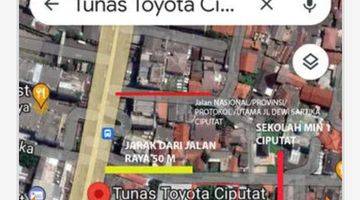 Gambar 1 Tanah/lahan Cakep Di Jl. Dewi Sartika Nempel Toyota Ciputat 1300 SHM