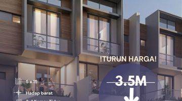 Gambar 5 Rumah Golf Island Murah 5x15 Unfurnish 3 Lantai