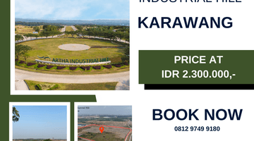 Gambar 1 Premium Tanah Industri Artha Hill Karawang 15 Ha Siap Bangun