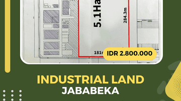 Gambar 1 Tanah Industri di Jababeka Industrial East Jakarta, Bekasi 50.000 m²