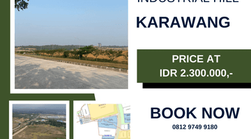 Gambar 1 Tanah di Kawasan Industri Artha Hill Karawang 30000 m²