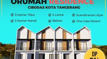 Gambar 1 Rumah 2 Lantai Tipe 54 Model Scandinavian Di Kota Tangerang