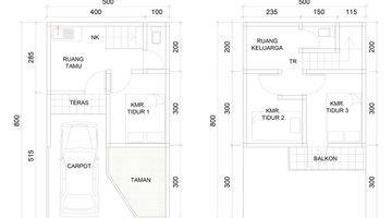 Gambar 5 Rumah 2 Lantai Tipe 54 Model Scandinavian Di Kota Tangerang