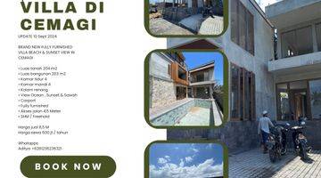 Gambar 2 (E63) Update Brand New Fully Furnished Villa Beach & Sunset View In Cemagi 