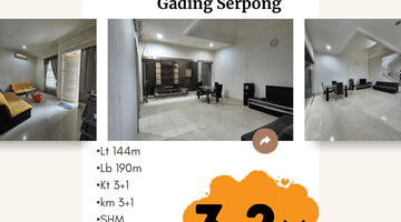 Gambar 1 Rumah 2 Lantai Bagus Semi Furnished SHM di Cluster Ruby Summarecon Gading Serpong, Tangerang