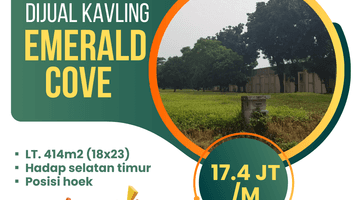 Gambar 1 Dijual Tanah di Kavling Emerald Cove Gading Serpong, Tangerang 414 m²