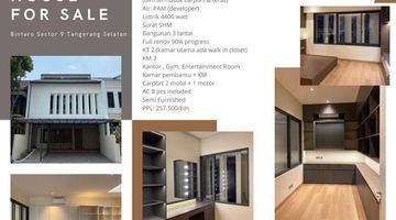 Gambar 1 Dijual Rumah Mewah Industrial Style 3 Lantai Discovery Bintaro Nego