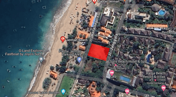 Gambar 1 Tanah 2.000 m² di Pantai Jerman, Kuta Badung SHM 