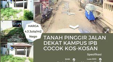 Gambar 1 Di Jual Tanah Lokasi Strategis Pinggir Jalan Dekat Kampus Ipb Bogor