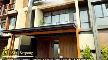 Gambar 1 Rumah Baru Nuansa Jepang 3 Lantai Furnished Free etc BSD Serpong