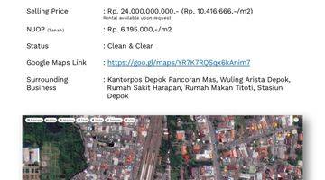 Gambar 1 Dijual /Sewa tanah Depok SHM  LT 2.304 m2, LB 355 m2 / RENT