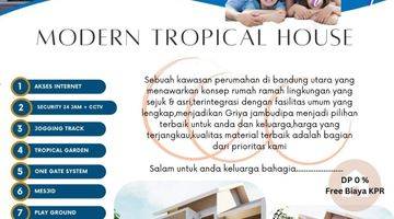 Gambar 1 Dijual Rumah Modern Tropical House di Cisarua