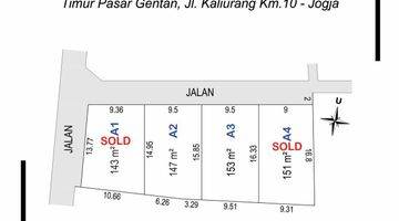 Gambar 2 Tanah SHM P Siap Bangun, Kaliurang Km 9 Sleman