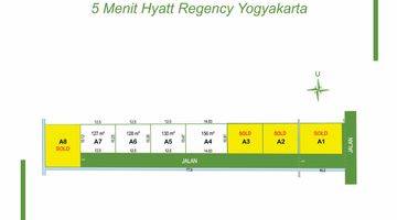 Gambar 2 Timur Hotel Hyatt, Jalan Palagan Km 7 Sleman