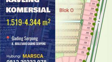 Gambar 1 JUAL/SEWA KAVLING KOMERSIAL PREMIUM BOULEVARD UTAMA GADING SERPONG SUMMARECON 