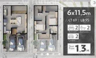 Gambar 5 Jual Rumah Baru Modern Minimalis 2 Lantai Central Park Merr One Gate System