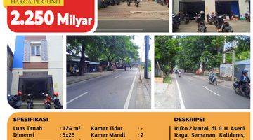 Gambar 1 Ruko Jl. H. Aseni Raya, 2 Unit, Kalideres, 5x25 M², 2 Lt, SHM