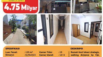 Gambar 2 Rumah Kost, Grogol Petamburan,3 Lt, Dekat Kampus Trisakti, SHM