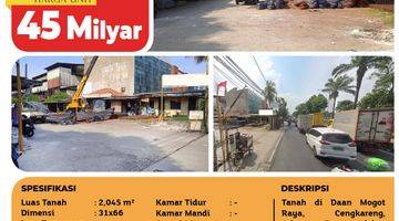 Gambar 2 Dijual Tanah Jl. Daan Mogot Raya, Cengkareng, 31x66m², SHM