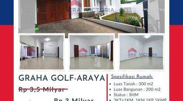 Gambar 1 Turun 500 juta Rumah Bagus Araya Golf Dekat Binus Club House 