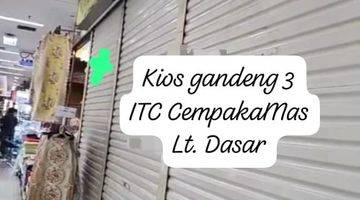 Gambar 3 Kios 3 Unit Gandeng Di ITC Cempaka Mas Blok C Lantai Ground S7669