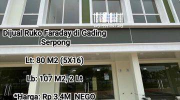 Gambar 1 Dijual Ruko Faraday Gading Serpong 