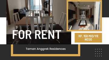 Gambar 1 Termurah Apartemen Condo Tares 2+1BR Nego Furnished Bagus