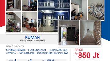 Gambar 1 Dijual Rumah 2 Lantai Lt 60 M2 di Bojong Nangka Tangerang