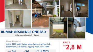 Gambar 1 Dijual Rumah Residence One Bsd Tangerang 