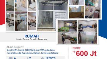 Gambar 1 Dijual Rumah Diperumahan Cimone Permai Jalan Delta Tangerang