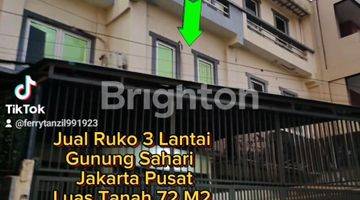 Gambar 1 RUKO TIGA LANTAI GUNUNG SAHARI JAKARTA PUSAT