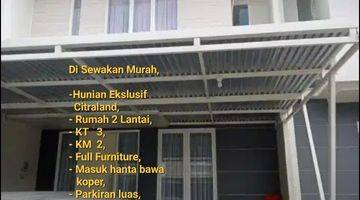 Gambar 1 Di Sewakan Murah, Rumah Citraland Full Furniture, Masuk Hanya Bawa Koper