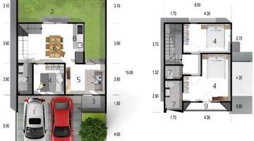 Gambar 3 Rumah 2 Lantai Modern Minimalis Dekat Uii Di Daerah Depok