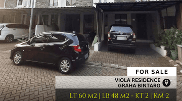 Gambar 1 Rumah Cluster Siap Huni Dekat Club House di Viola Residence, Graha Bintaro