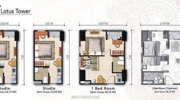 Gambar 2 Dijual Apartement B Residence Tower Lotus BSD City Tangerang