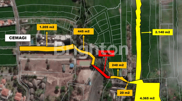 Gambar 1 HOT LAND 1 HECTARE ACROSS SESEH & CEMAGI