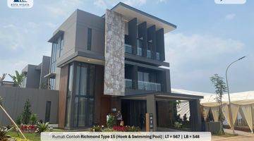 Gambar 1 Rumah 3 Lantai Tipe 15 Cluster Richmond Kota Wisata