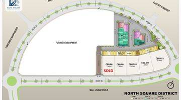 Gambar 2 Dijual Lahan Commercial Lot Kota Wisata, lokasi strategis