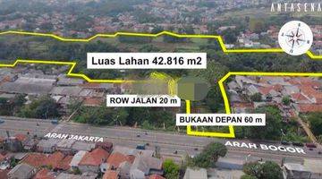 Gambar 1 Tanah Komersil di Jl Utama Jakarta - Bogor, sudah lengkap dengan Master Plan dan ijin