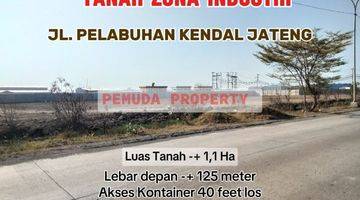 Gambar 1 Jual tanah zona Industri Jl. pelabuhan Kendal