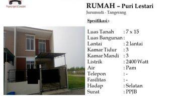 Gambar 1 For Sale!! Rumah Baru Nyaman 2lantai di Puri Lestari 