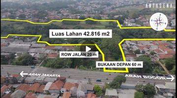 Gambar 1 LAHAN SANGAT STRATEGIS, TERMURAH, DIBAWAH APPRISAL, JALAN RAYA BOGOR KM 51 SUKARAJA CIBINONG