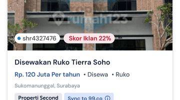 Gambar 2 kan Ruko Tierra Soho Baru Sudah Dapat Ac