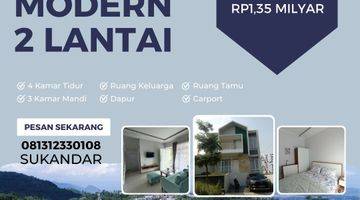 Gambar 1 Rumah 2 Lantai Hadap Selatan Di Bandung