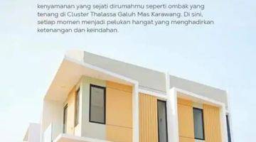 Gambar 1 Rumah 2 lantai di pusat kota Galuh mas Karawang Rumah