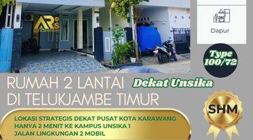 Gambar 1 Dijual Rumah 2 Lantai Type 100/72 Di Karawang Dekat Kampung Unsika Rumah