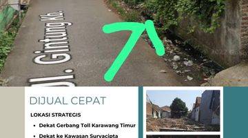 Gambar 1 Tanah dijual dekat Gerbang Toll Karawang Timur Hanya 5 Menit