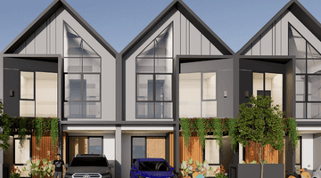 Gambar 1 Rumah Scandinavian 2 Lantai Di Jual Di Sleman Yogyakarta