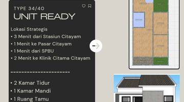 Gambar 1 Rumah hanya 3 enit saja dari stasiun citayam depok SHM